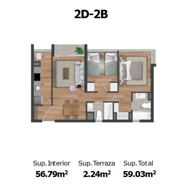 Departamento de inversion plano